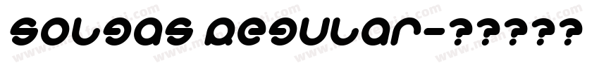 solgas Regular字体转换